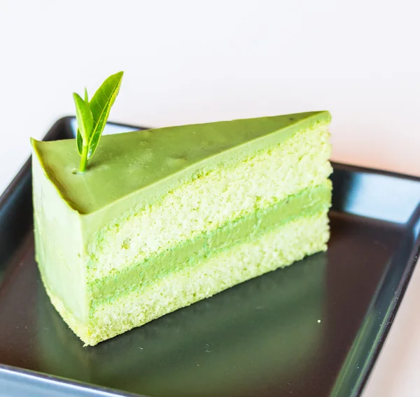 Pastel de té verde —  Fotos de Stock
