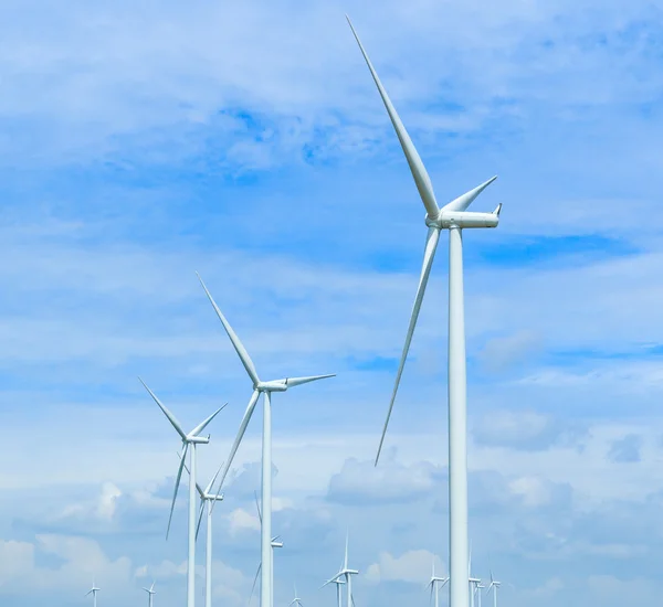 Protection of nature - wind turbines — Stock Photo, Image