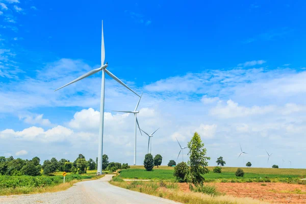 Huge wind turbines — Stock Photo, Image