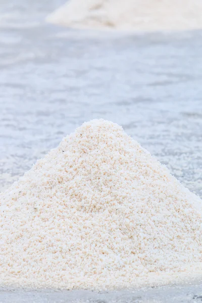 Naklua Mass of salt in salt  farm — Stock Photo, Image