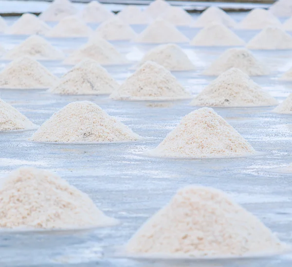 Naklua Mass of salt in salt  farm — Stock Photo, Image