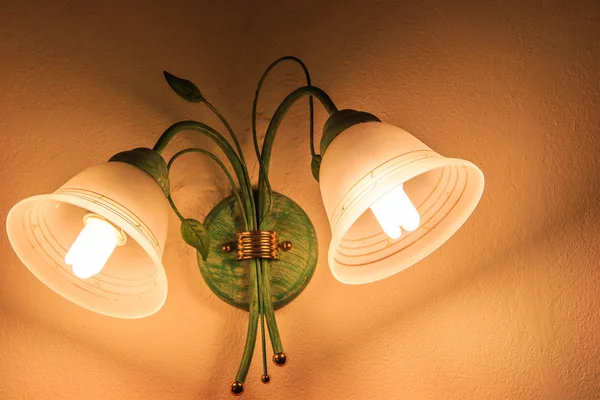 Vintage nástěnné lampy — Stock fotografie