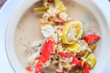 Tom yam yengeç Tayland Gıda