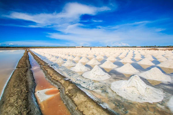 Campos de sal en Tailandia —  Fotos de Stock