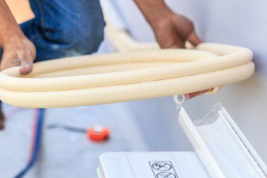Klima yüklemek için hazırlanıyor