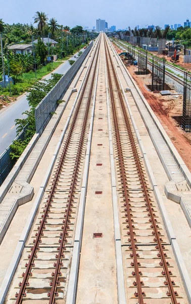 Railway station road — Stockfoto