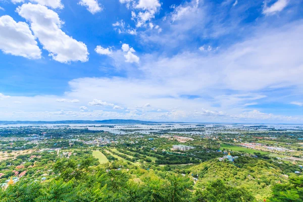 Panoramautsikt över Mandalay Hill — Stockfoto