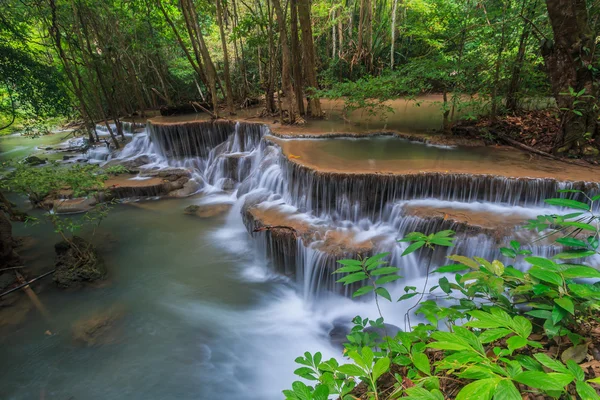 Waterfall in kanchanaburi of Thailand — Stock Photo, Image