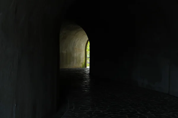 Walkway Underground  tunnel — Stock Photo, Image