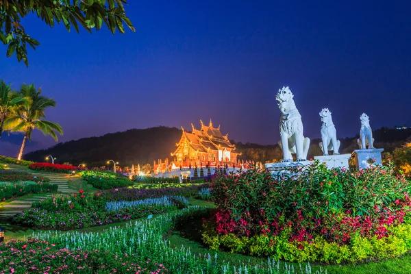 Tempel Wat Ho kham luang — Stockfoto