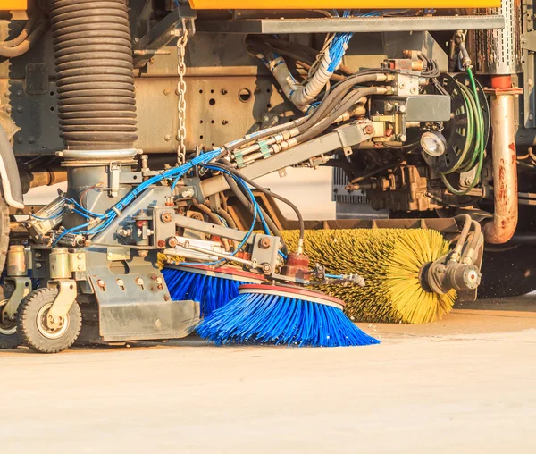 Street sweeper machine — Stock Photo, Image