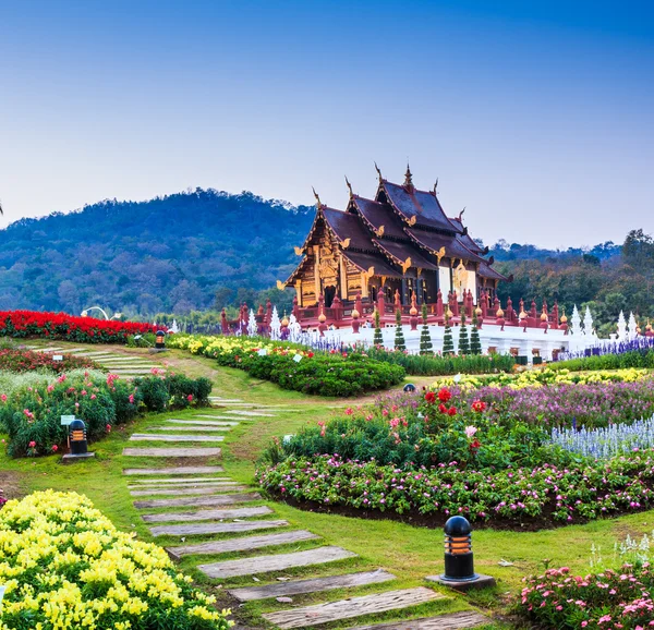 Templet Wat Ho kham luang — Stockfoto