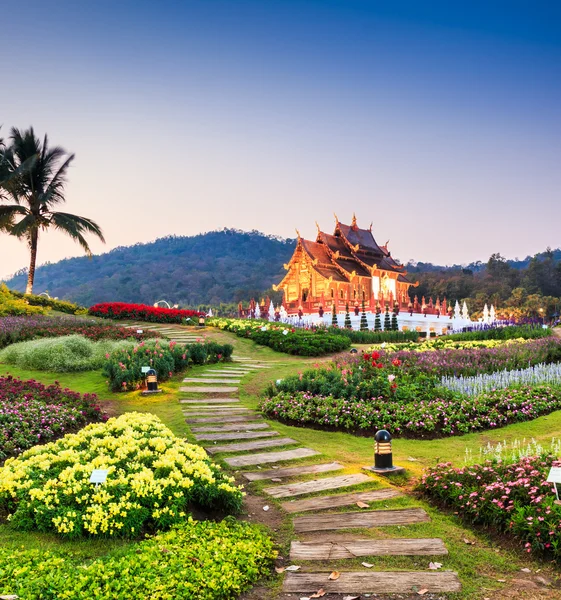 Templet Wat Ho kham luang — Stockfoto