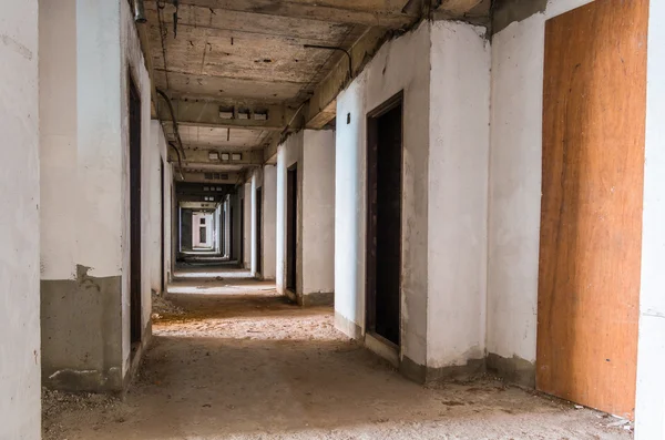 Corridor de construction abandonné — Photo