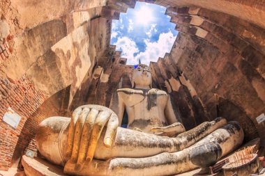 Buda'nın Eski Şehir Sukhothai içinde