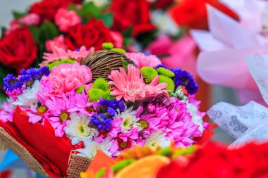 Çiçek buketleri dekorasyon