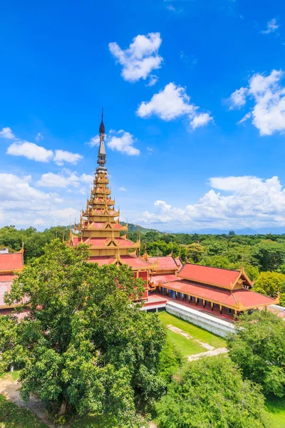 Mandalay Mandalay sarayda — Stok fotoğraf