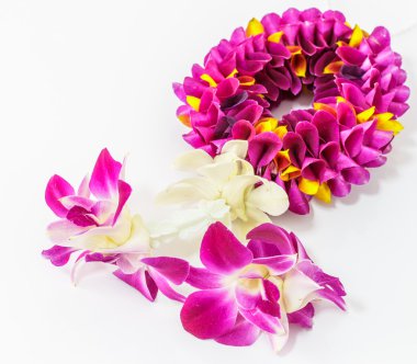 Orkide çiçek çelenk