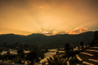 günbatımı Chiang Mai