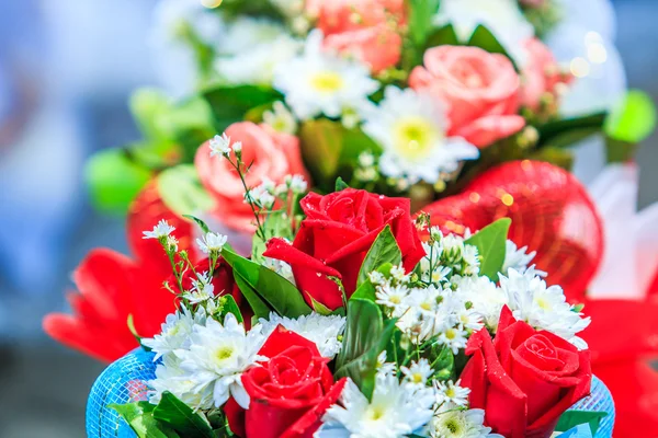 Bunte Blumensträuße — Stockfoto