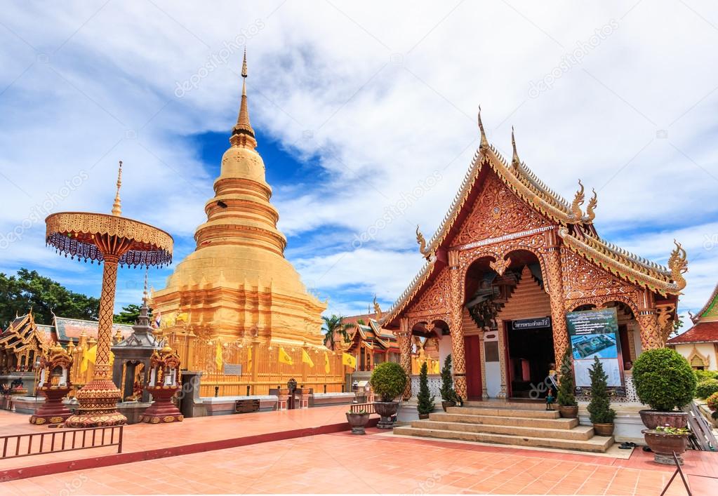 Temple Wat phrathat Hariphunchai Lamphun