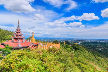 Mandalay panoramik manzaralı