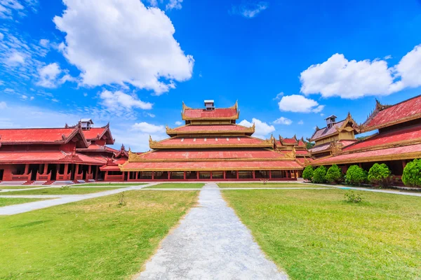 Palacio Mandalay en Birmania — Foto de Stock