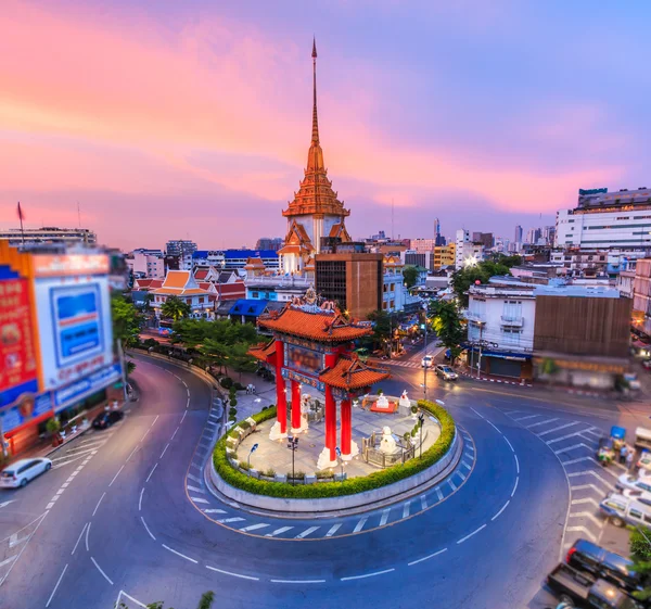 Zabytkiem w Chinatown w Bangkoku — Zdjęcie stockowe