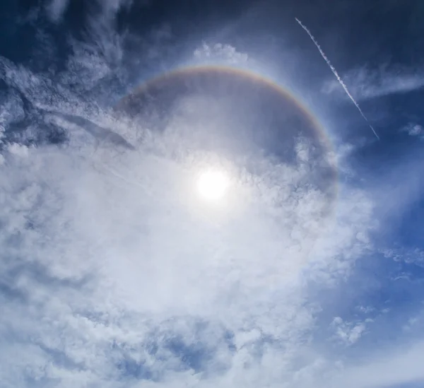 Corona sun Halo — Stock Photo, Image