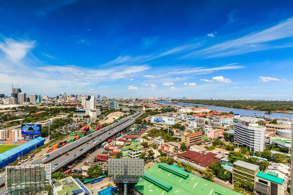 Bangkok vista del paisaje urbano — Foto de Stock