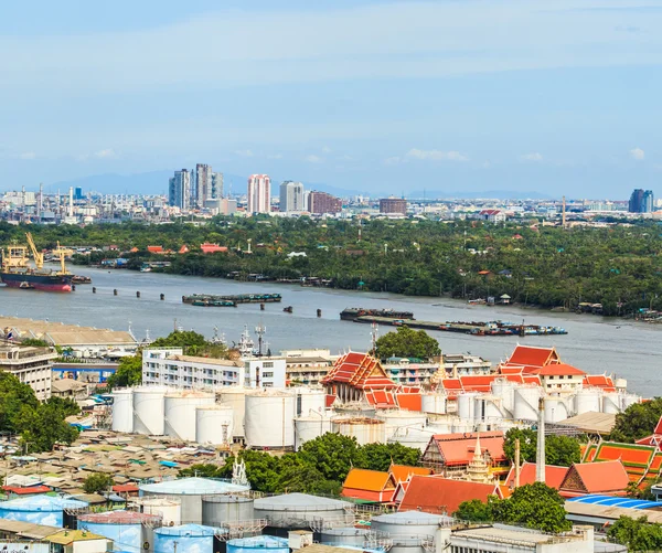 Bangkok cityscape görünümü — Stok fotoğraf