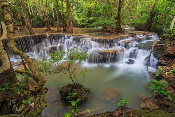 Водопад Эраван в Таиланде — стоковое фото