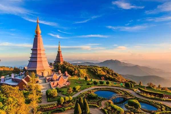 Pagoda en el parque nacional de Inthanon — Foto de Stock