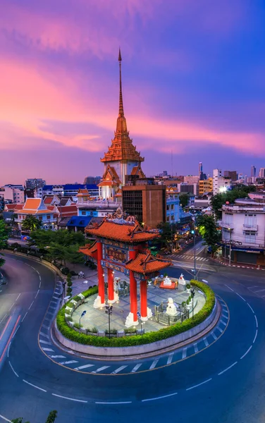 Landmarken av Chinatown i Bangkok — Stockfoto