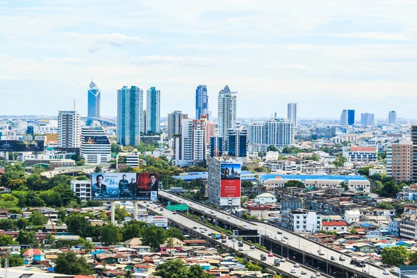 Uitzicht op de stad Bangkok — Stockfoto