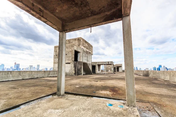 废弃的建筑物，在曼谷 — 图库照片