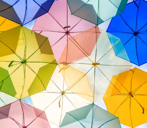 Umbrellas holiday decoration — Stock Photo, Image