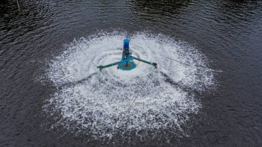 Su kaynaklarında su arıtma türbini.