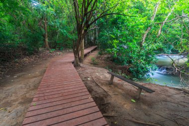 ahşap geçit köprüsü