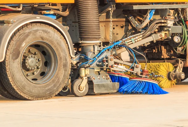 Street sweeper machine — Stock Photo, Image