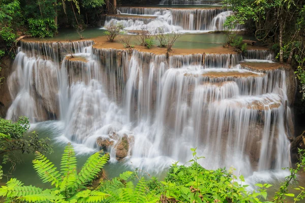 Tayland Erawan şelale — Stok fotoğraf