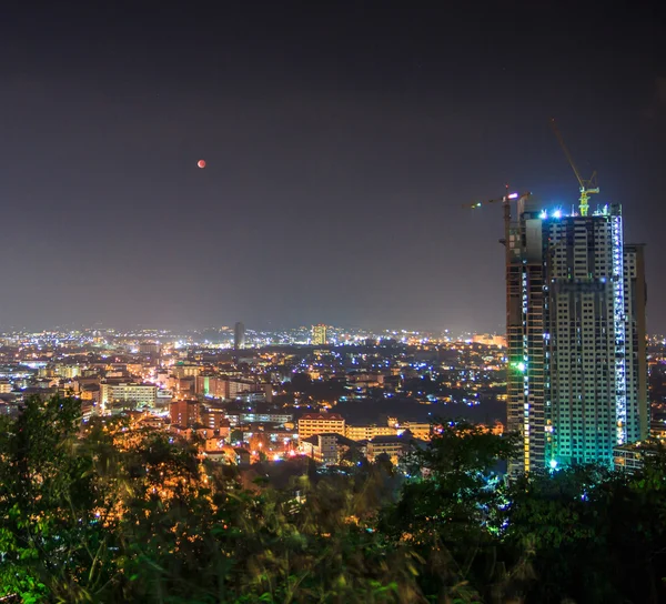 Bangkok Paisaje urbano en el crepúsculo — Foto de Stock