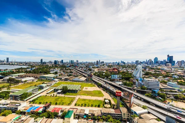 Bangkok cityscape görünümünün üst — Stok fotoğraf