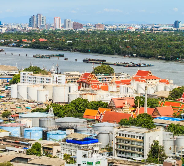 Bangkok cityscape Above view — Stock Photo, Image