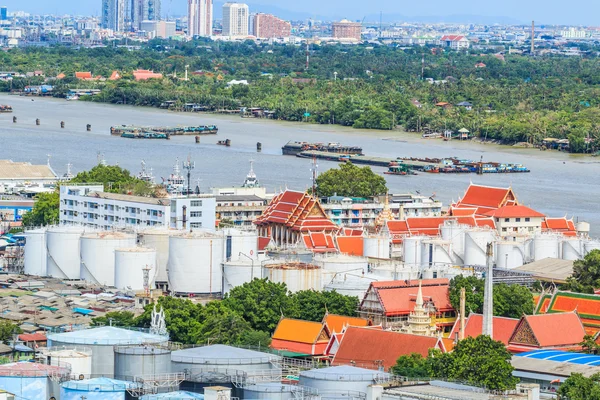 Planta petrolera en Bangkok —  Fotos de Stock