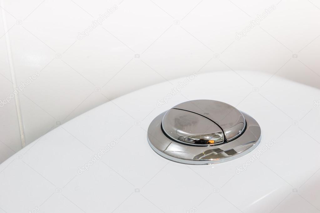 flushing toilet  button