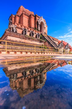 WAT chedi luang Tayland tapınak