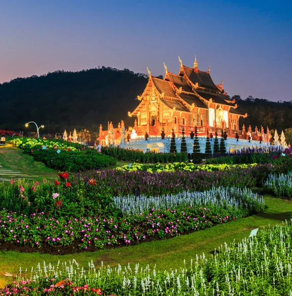 Temple Wat Ho kham luang — Stock Photo, Image