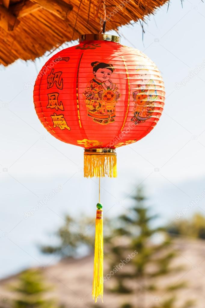 Chinese red lantern for celebrate