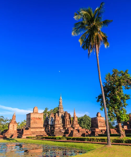 Sukhothai historiska park, den gamla staden i thailand — Stockfoto